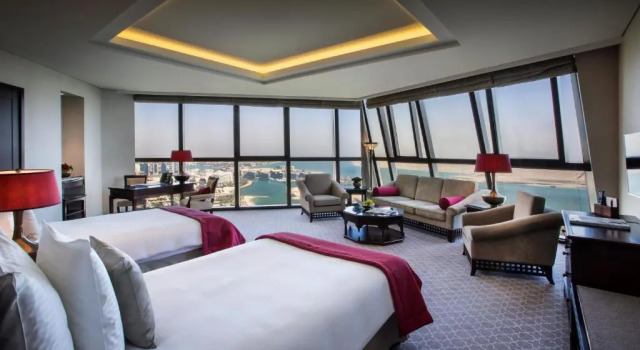 Двухместный полулюкс с видом на море Bab Al Qasr Hotel