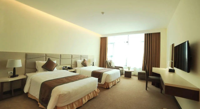 Двухместный номер Deluxe Muong Thanh Luxury Dien Lam Hotel