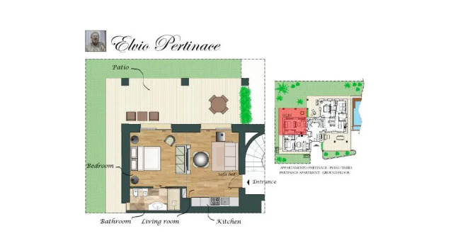 Апартаменты Deluxe c 1 комнатой Villa Vitae