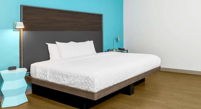 Двухместный номер Mobility/Hearing Accessible with Roll-In Shower Tru By Hilton Dallas Market Center