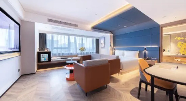 Люкс Atour S Hotel Wuhan Zhong Nan Road Dream Plaza