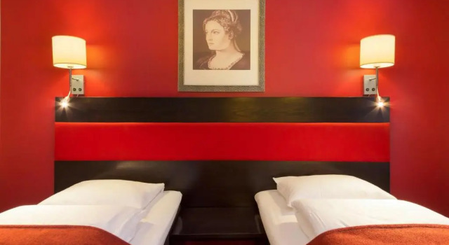 Standard- dobbelt værelse Rica Holberg Hotel