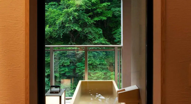 Полулюкс с балконом Premium Suites "Hanare Matsushimakaku" Produced by Shousuke no Yado Takinoyu