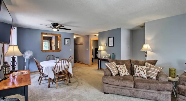 Апартаменты с 2 комнатами с балконом Lincoln Condo w/ Balcony - 6 Mi to Loon Mtn!