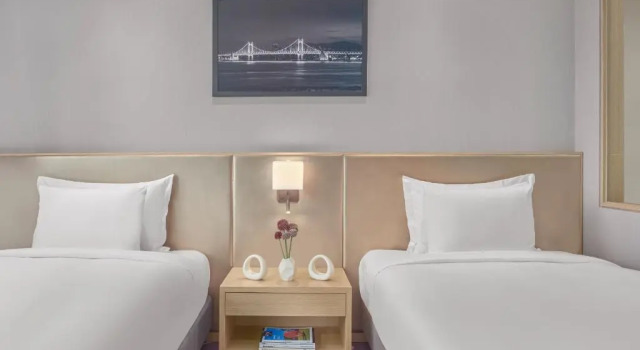 Avani Deluxe Twin room with city view Avani Central Busan