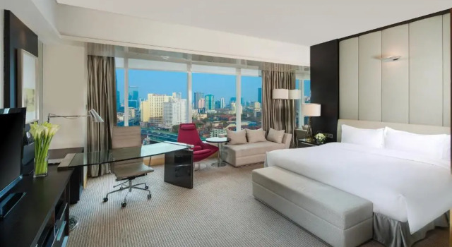 Двухместный номер Deluxe Hilton Shanghai City Center