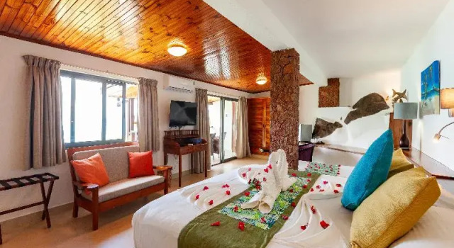 Habitación Estándar con balcón y con vista al océano Colibri Guest House