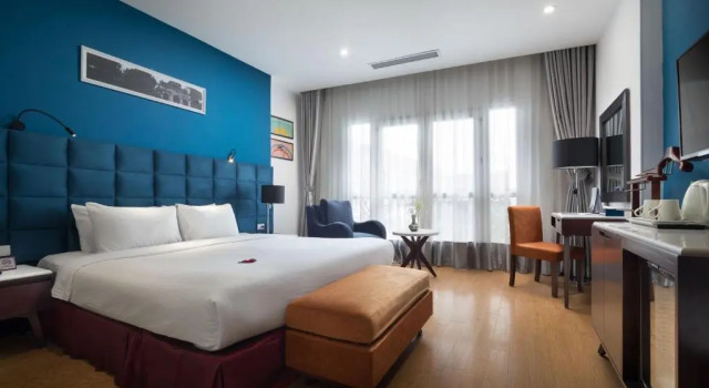 Номер Executive с видом на город Hanoi Brilliant Hotel & Spa