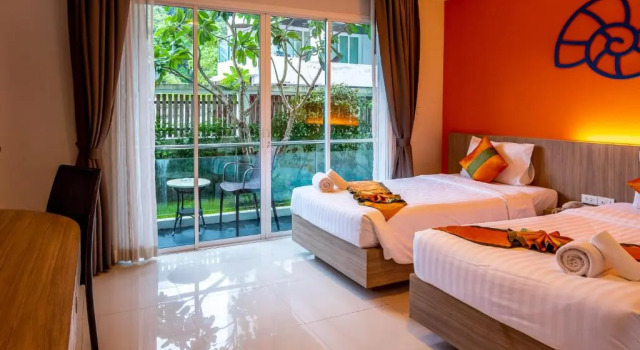 Двухместный номер Deluxe Garden View Di Pantai Boutique Beach Resort