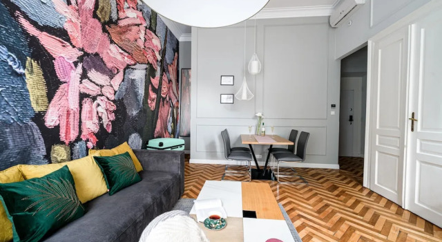 Апартаменты Superior c 1 комнатой с балконом и с видом на город Arts Apartments City Center