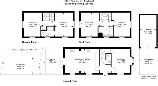 Коттедж Premium 4 large double bed townhouse in Bicester, next to Bicester Village