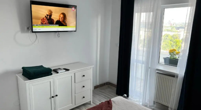 2 rooms apartment Airy & Bright PALAS Center, Забронировать Апартаменты/квартира Яссы Румыния, рядом с Vasile Alecsandri National Theater