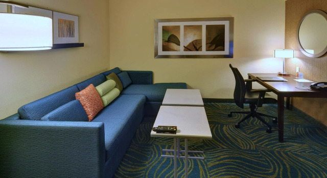 Двухместный люкс SpringHill Suites by Marriott Dallas DFW Airport East Las Colinas Irving