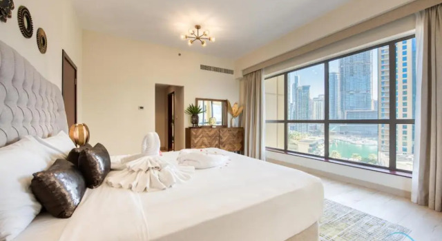 Glamorous 1BR Apartment in Rimal 3 Jumeirah Beach Residence by Deluxe Holiday Homes, Забронировать Апартаменты/квартира Апартаменты Эмирата Дубая, рядом с Dubai Marina Yacht Club, Апартаменты/квартира
