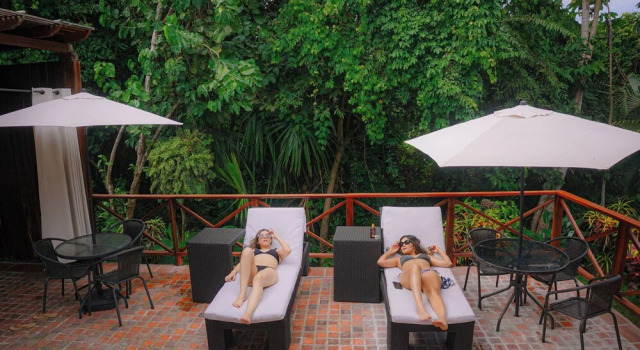 Двухместный номер Standard с балконом и с видом на горы Ecohotel Yachay Dentro del Parque Tayrona Inside Tayrona Park