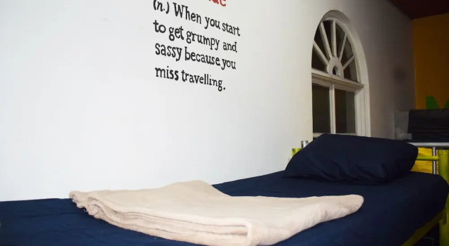 Кровать в общем номере Mi Casita Zona 4