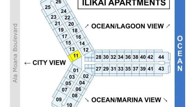 Апартаменты Ilikai #611