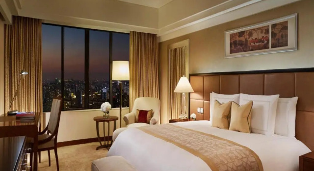 Двухместный Guest room Club Lounge Access with Skyline view The Portman Ritz-Carlton Shanghai