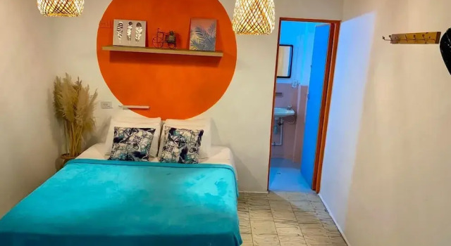 Deluxe double chambre 1 chambre Vue jardin Spring Hostel