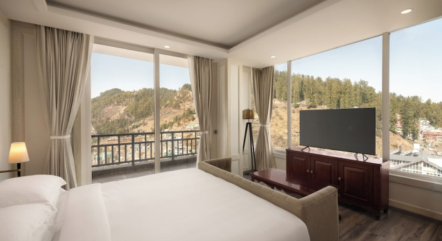 Двухместный номер Deluxe с балконом The Greenberry Mountain Resort Narkanda
