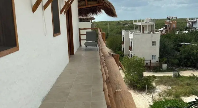 Junior suite con balcone e con parziale vista mare Casa del Sol Holbox - Self Check In