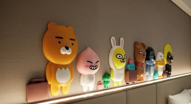 Двухместный семейный номер Kakao Friends World View Lotte Hotel World