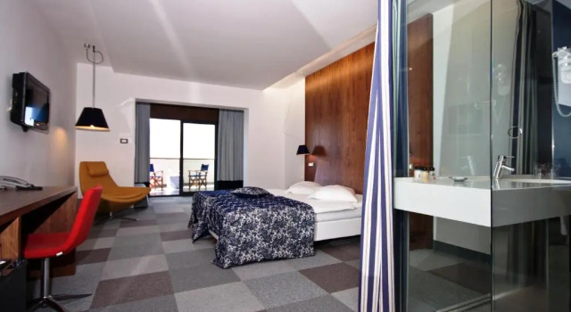 Двухместный номер Standard с балконом и с видом на море Hotel IN
