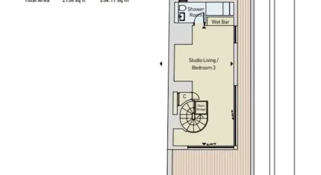 Номер Standard Accomodo London Waterloo - Luxury & Spacious Triplex Penthouse on Southbank