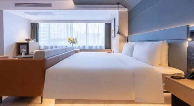 Двухместный люкс Atour S Hotel Wuhan Zhong Nan Road Dream Plaza