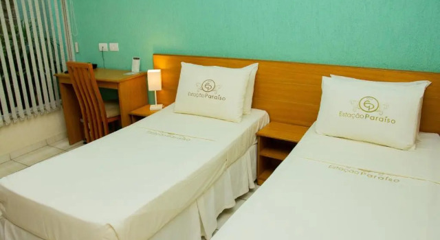 Двухместный номер Standard Hotel Estação Paraíso - ao lado do Metrô Paraíso e 600m da Av Paulista