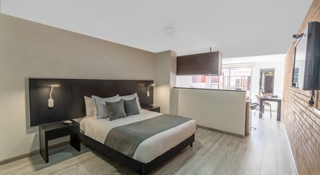 Icon 48 Studio 501 in Bogotá, Забронировать Отель Богота Колумбия, рядом с Centro Comercial Galerias