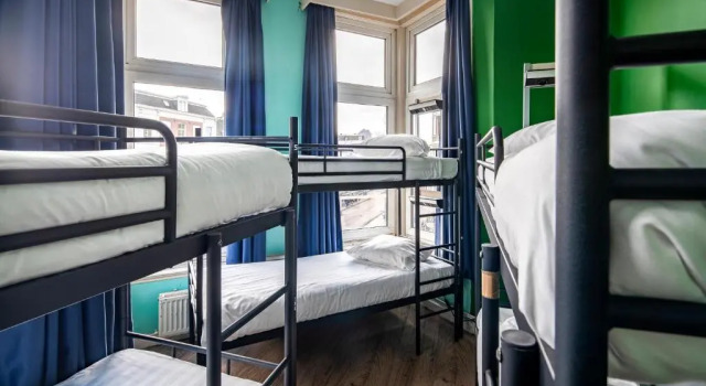 Кровать в общем номере Princess Hostel Amsterdam