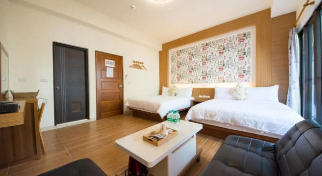 Standardní Čtyřlůžkový pokoj s balkonem Sioufu B&B
