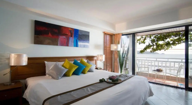 Двухместный номер Deluxe с видом на море Sunset Beach Resort