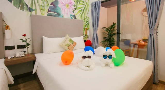 Двухместный номер Standard с балконом Green Oasis Hotel