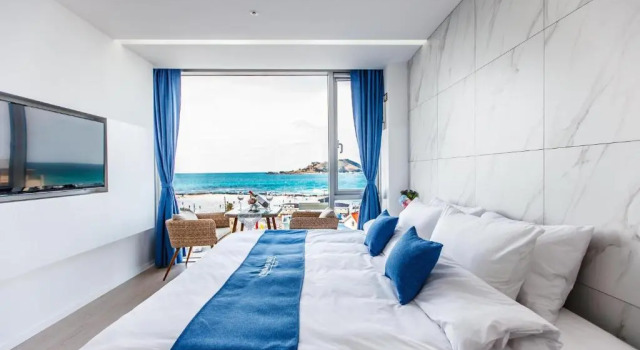 Двухместный номер Deluxe с видом на море Blue Spring Hotel