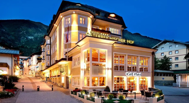 Österreichischer Hof-im Bademantel direkt in die Alpentherme, Забронировать Отель Бизнес-отели Гастайнерталь, рядом с Горнолыжный курорт Бад Хофгаштайн, 4* 5*