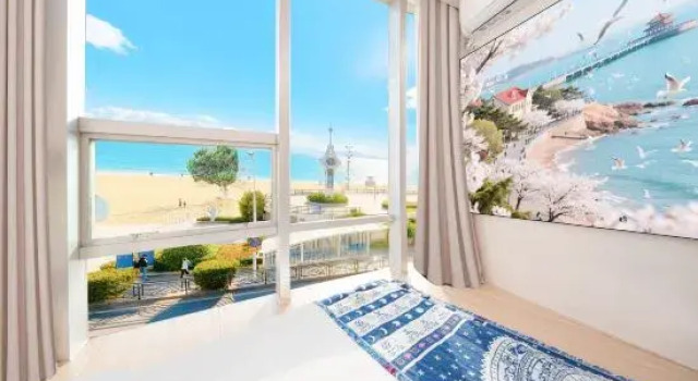 Yuhai Xiaozhu Scenic Apartment (Qingdao No.1 Bathing Beach)
