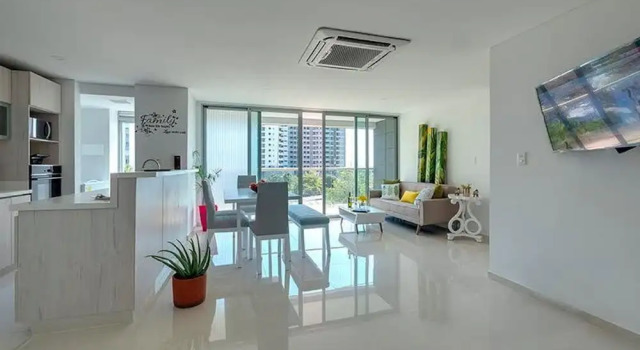 Apartment in Cartagena 3F5 Ocean Front With Air Conditioning and Wifi