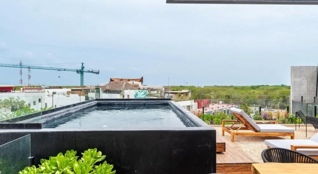 Penthouse With Balcony by Iik Tulum, Rezervasyon Otel Tulum havuzlu oteller, Yüzme Havuzu