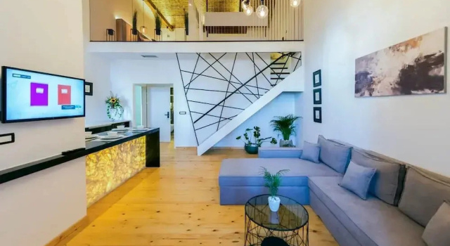 Коттедж Aigli Seafront Loft-Luxury Design Retreat