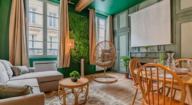 Апартаменты Appartement Jungle - Libourne Centre - 4 pers - Sauna - Netflix