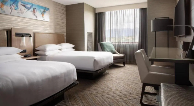 Четырёхместный номер Standard с видом на горы Colorado Springs Marriott