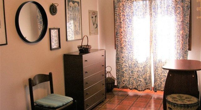 Casa dels Misteris a terrace on sea