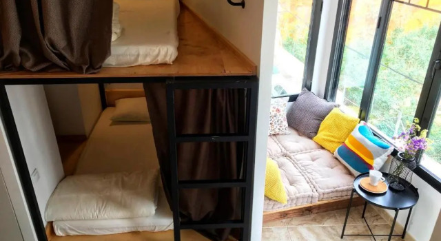 Кровать в общем номере (женский номер) Hostel Numero Trece