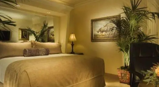 Кровать в общем номере Мансарда Davenport Hotel, Autograph Collection
