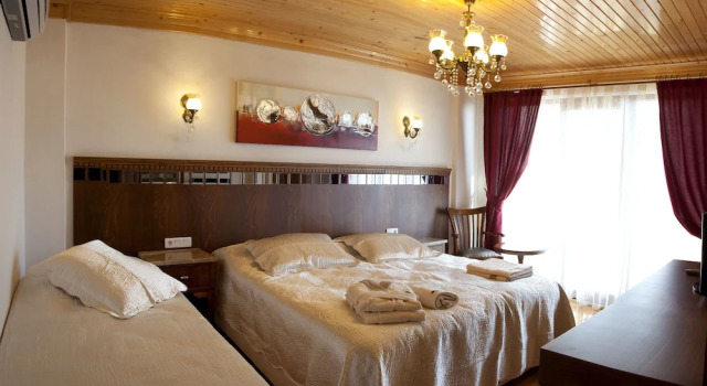 Номер Deluxe с балконом и с частичным видом на море Assos Kayalar Terrace