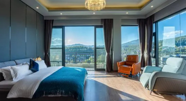 Люкс с 2 комнатами Tengchong Qishan Luxury Hidden · Hillside Hot Spring Mountain Lodge