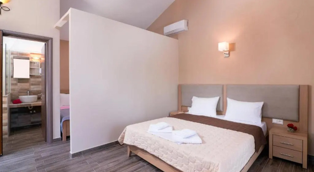 Семейный номер Standard с видом на море Kapsogeorgis Rooms