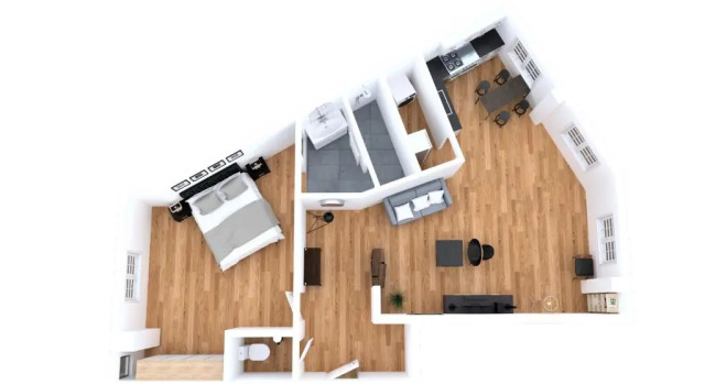Le ScottmanHouse - Appartement privé - Centre ville - Gare - Wi-Fi, 预订 公寓 阿拉斯 阿图瓦